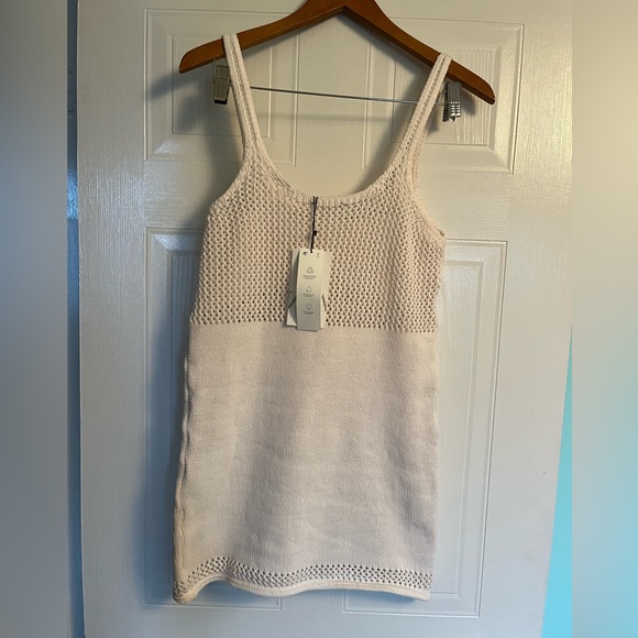 Zara Knit White Dress - Picture 6 of 6